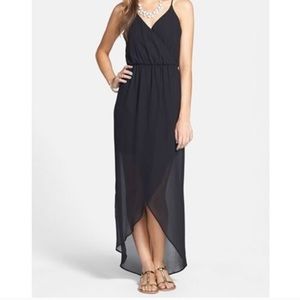 Black maxi dress